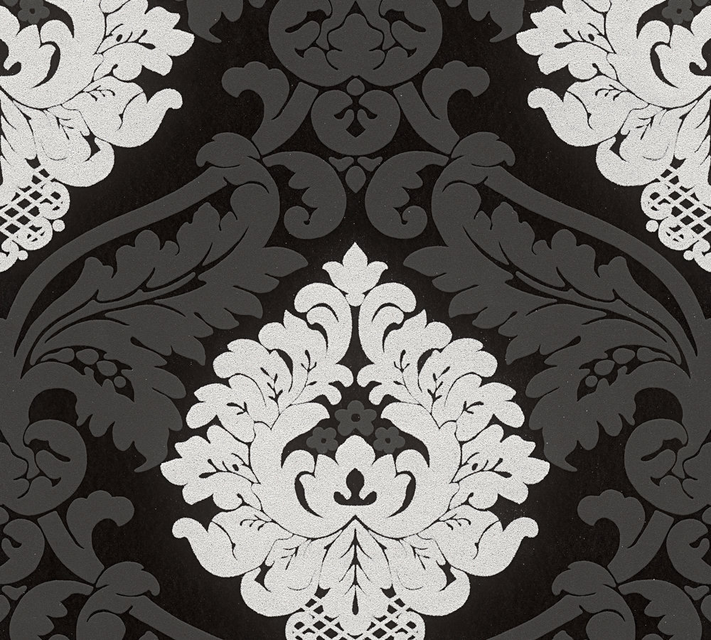 36-65 Tapeta 313959 Fizelinowa na Flizelinie Czarny brokatowa | Bling Bling - obrazek 1