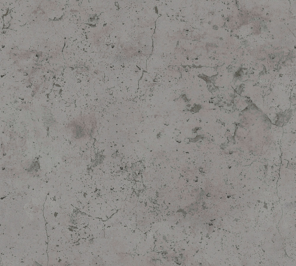 38-75 Tapeta 374291 Winylowa na Flizelinie Szary z efektem betonu | New Walls - obrazek 1