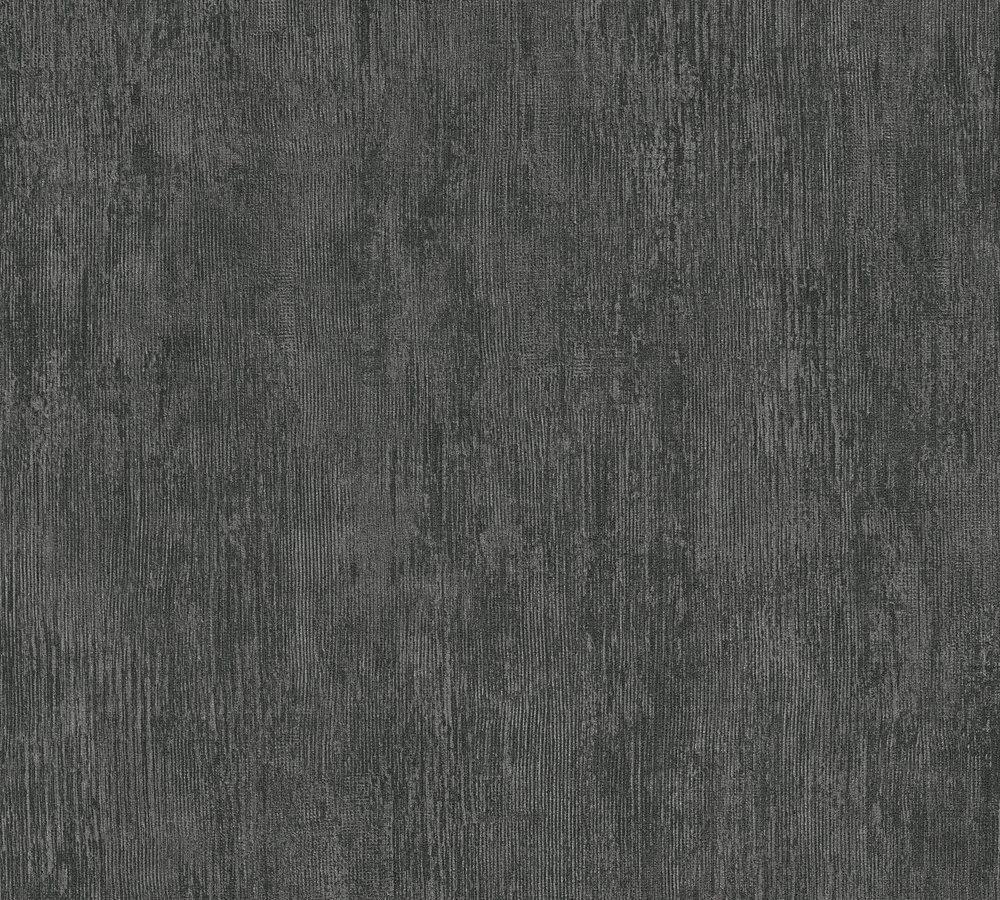 39-26 Tapeta 377466 Winylowa na Flizelinie Szary jednobarwna | Black is Beautiful - obrazek 1