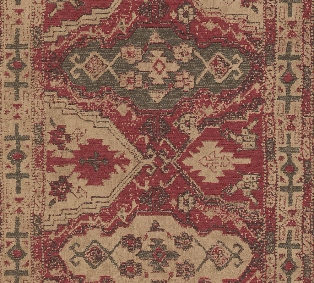 39-29 Tapeta 378681 Winylowa na Flizelinie Czerwony orientalna | Metropolitan Stories 2 - obrazek 1