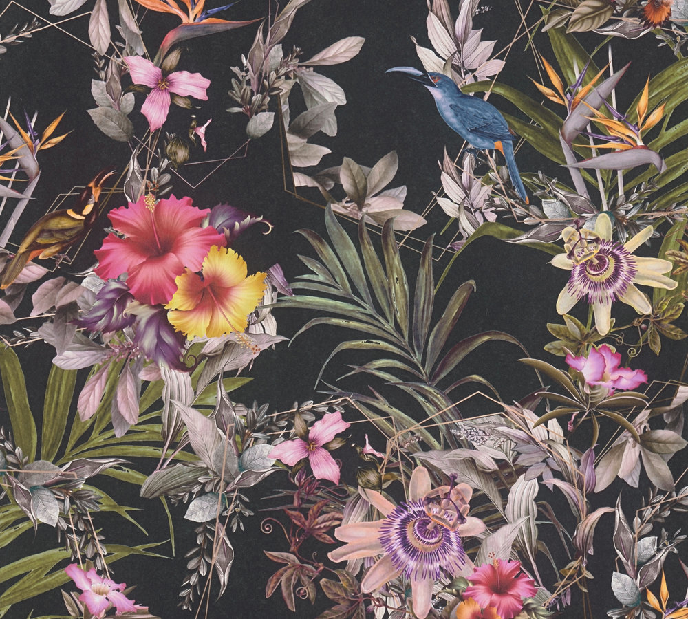 39-60 Tapeta 381781 Fizelinowa na Flizelinie Wielokolorowy kwiatowa | Dream Flowery - obrazek 1