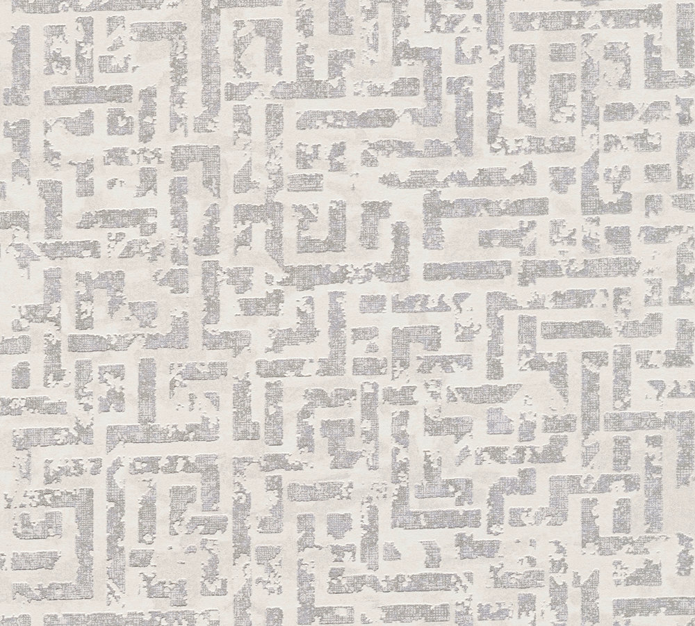 39-65 Tapeta 386951 Winylowa na Flizelinie Kremowy geometryczna | My Home My Spa - obrazek 1