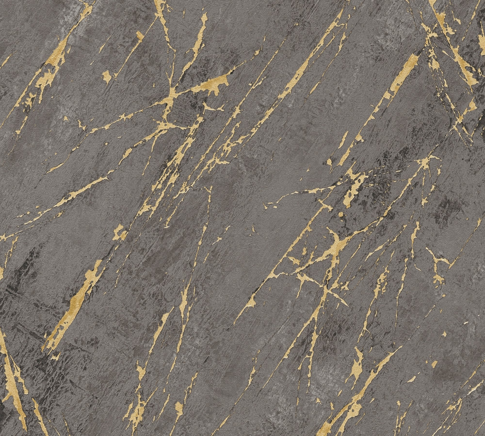 39-33 Tapeta 388175 Winylowa na Flizelinie Antracyt marmur | Elements II - obrazek 1