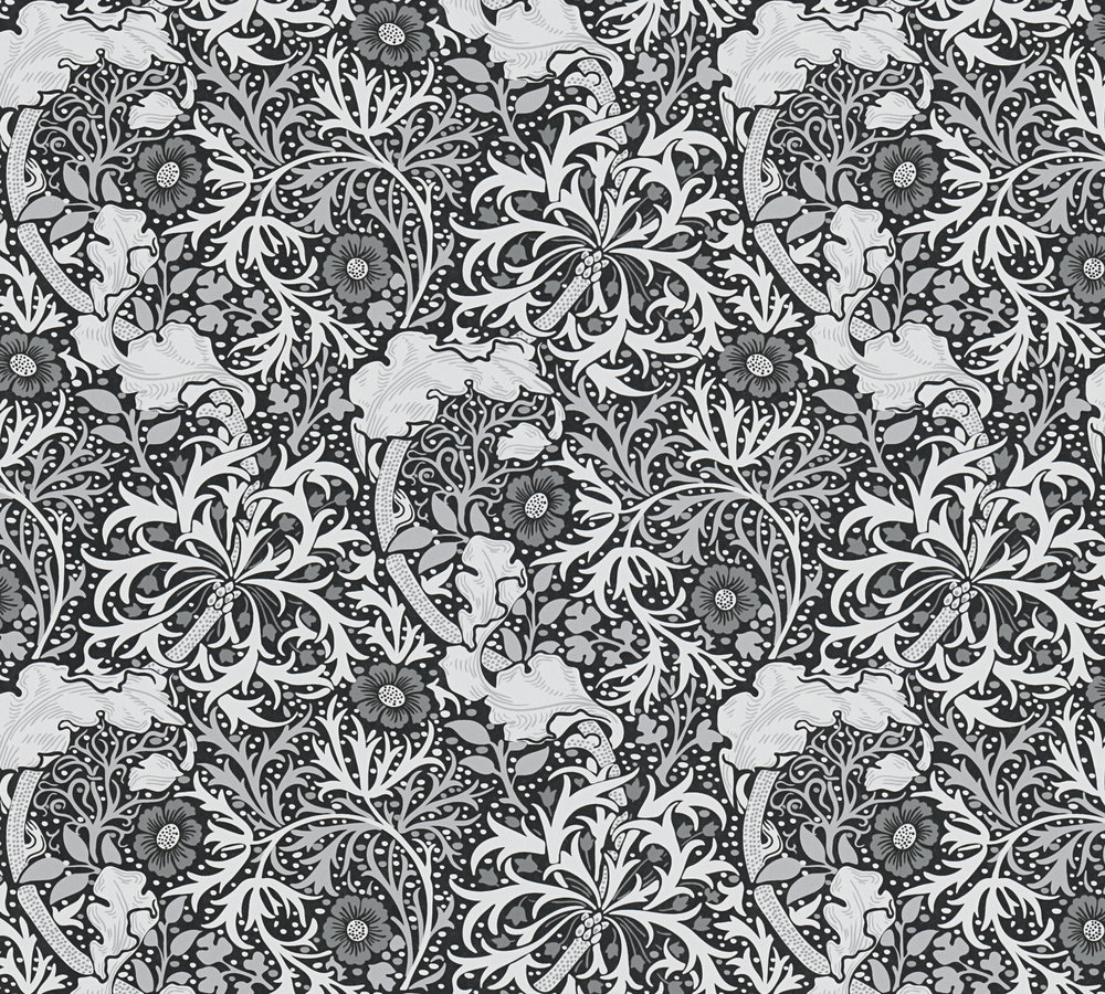 40-08 Tapeta 390595 Fizelinowa na Flizelinie Biały kwiecista | Art of Eden - obrazek 1