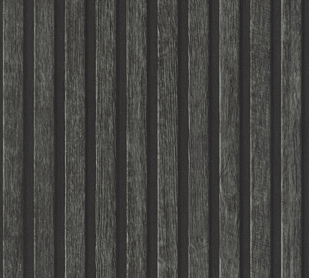 40-26 Tapeta 391094 Winylowa na Flizelinie Szary drewniana tapeta | Elements II - obrazek 1
