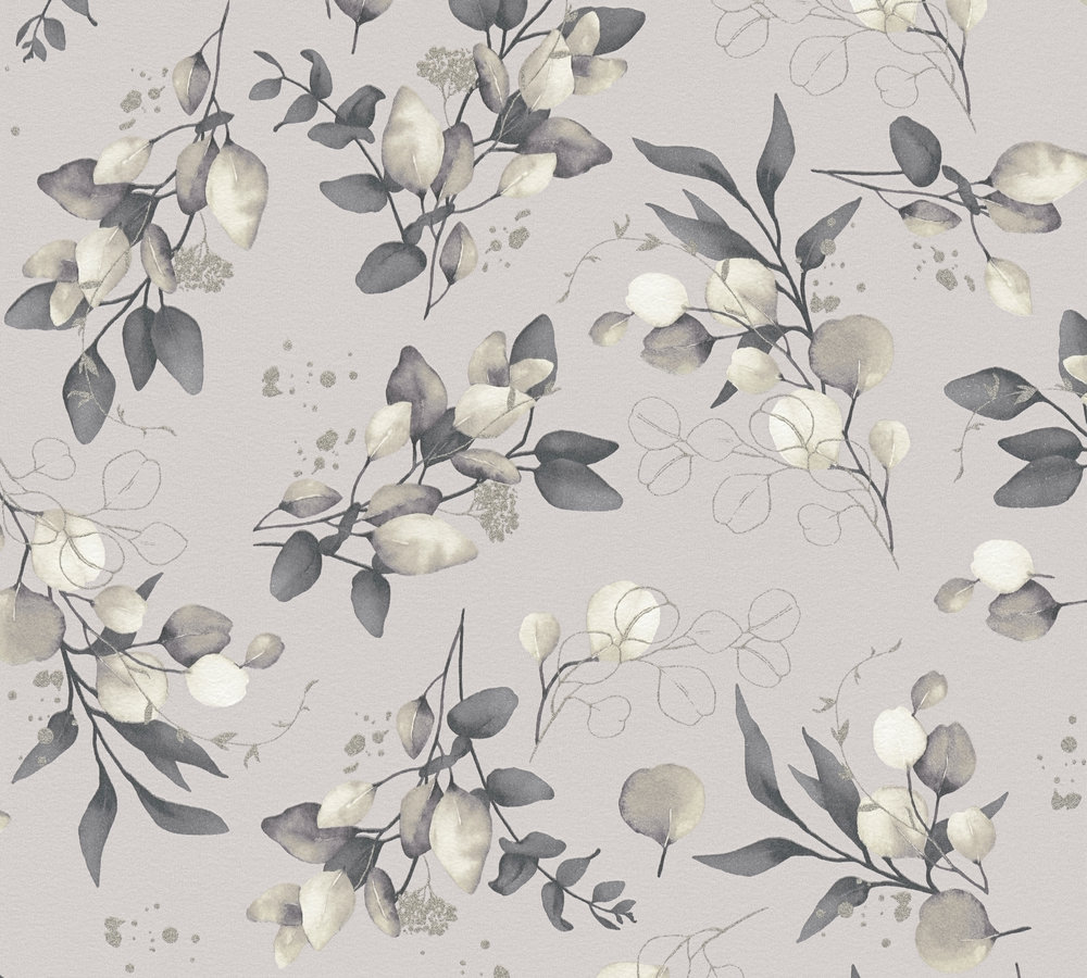 40-32 Tapeta 397684 Winylowa na Flizelinie Beżowy kwiatowy | Pure Elegance - obrazek 1